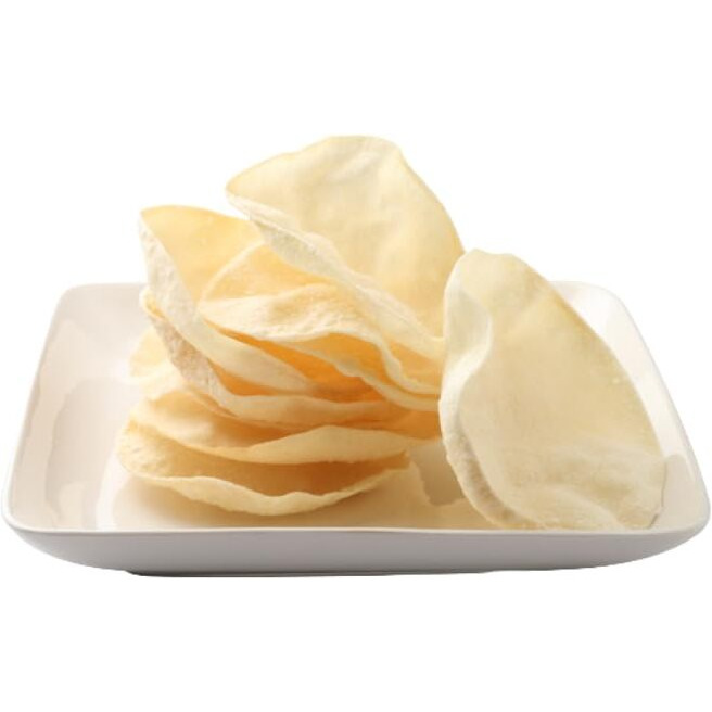 Madurai Pandian Plain Flavor South Indian Papad - Pack Of 6 X 200Gm (1200 Gm) - (Big Size - 3.75 Inch)