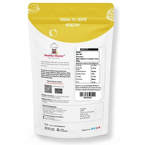 Healthy Master Anjeer - 500 Gm Organic Anjeer | Figs | All Naturally Sun Dried |No Preservatives | No Sulphur, No Sugar Added | Increases Stamina | Re-Sealable Bag Figs (500 Gm)