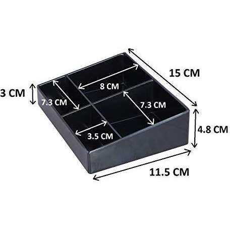 Dolphy Tea And Coffee Sachet Holder For Kettle Tray (Black)