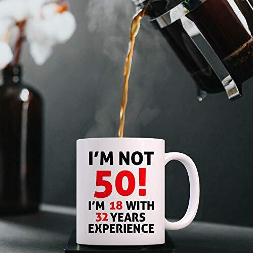 50Th Birthday Gifts For Men, Funny 50 Year Old Gift Coffee Mug, 1971 50Th Birthday Mugs For Him, Dad, Uncle, Husband, Brother, Grandpa, Friend, 11 Oz Tea Cup