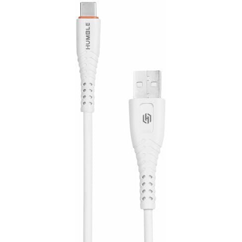 Humble Premium 45W / 3A Usb To Type C, Sync & Fast Charging Usb Cable, 480Mbps Data Transmission, 1M (3.3 Feet) Length- White