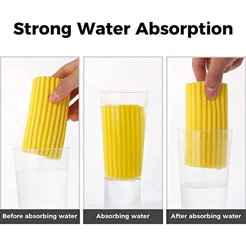 Tcco Enterprise 3-Pack Damp Clean Duster Sponge, Sponge Cleaning Brush, Duster For Cleaning Blinds, Glass, Baseboards, Vents, Railings, Mirrors, Window Track Grooves And Faucets (Multicolor)