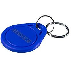 Team Office Proximity Rfid Keyfob, Keychain Cards For Attendance And Access Control (Blue) (Pack Of 10)