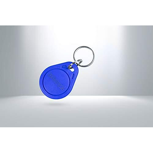 Team Office Proximity Rfid Keyfob, Keychain Cards For Attendance And Access Control (Blue) (Pack Of 10)