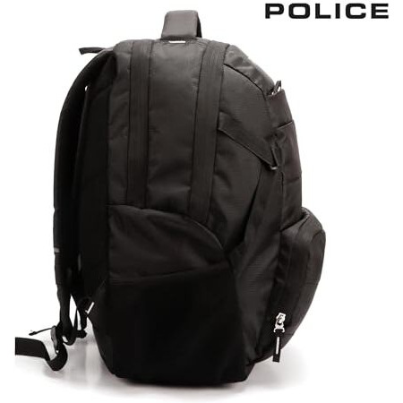 Police 35 Litre Office Laptop Backpack Bag For Man/Women Water Resistant College Bag For Boys Stylish Trendy And Durable - Black