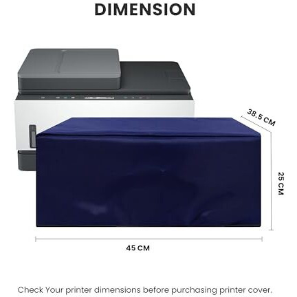 Alifiya Dust Proof Washable Printer Cover For Hp Smart Tank 750 / 790 / 9010 Multi Function Inkjet Printer - Blue
