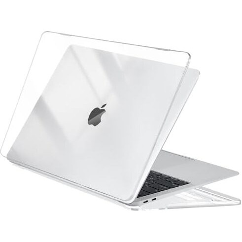 Eoocoo Case Compatible With New Macbook Pro 13 Inch M2 A2338 A2251 M1 A2289 A2159 A1989 A1706 A1708 2024 2023 2022-2017 With Touch Bar,Plastic Hard Shell Case Cover,Smooth Shiny Surface,Crystal Clear
