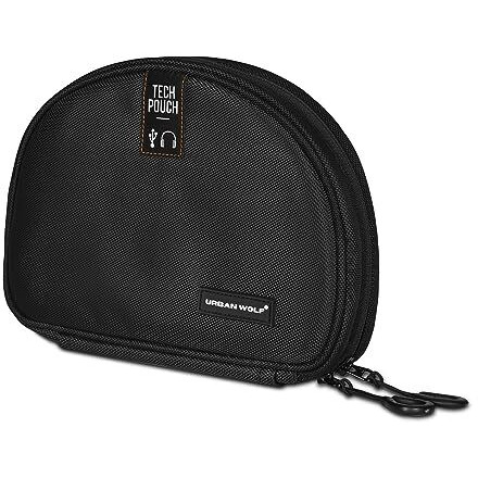 Urban Wolf Tech Pouch The All-In-One Waterproof Travel Organizer For Cables, Adapters, Chargers, Power Banks, Sd Cards, Hard Drives And Other Tech Essentials-Portable Zippered Gadgets Organizer