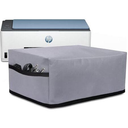 Crasome Dust & Water Proof Printer Cover For Hp Smart Tank All-In-One 580 / 581 / 585 (Grey)