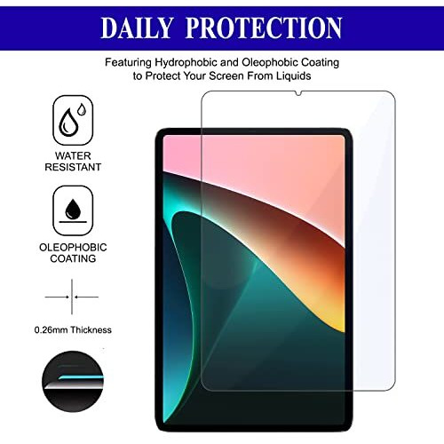 Youth Mobi Tempered Glass Screen Guard For Xiaomi Mi Tablet 5 / Xiaomi Mi Pad 5 Pro (11" Inch) (Transparent) (With Easy Installation Kit) (Pack Of 1)