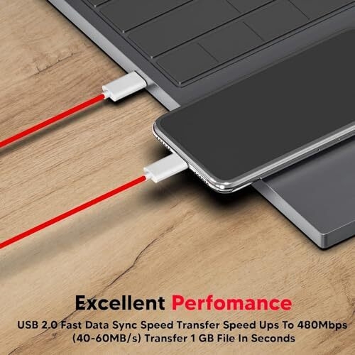 Basesailor Oneplus Original Fast 80W Usb C To Type C Data Sync Fast Charging Charger Cable For One Plus 12,12R,11,11R,10R,10T,10,10 Pro,9 Pro,8,8T,7T,7T Pro,6,Nord,4,3,2,2T,Ce2 Lite,Ce3 Lite, Red