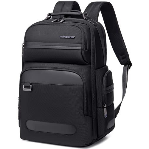 Arctic Hunter Business Backpack For Men 20L Heavy Duty 15.6-Inch Laptop Backpack 1680D Polyester Padded Premium Laptop Bag Scratch & Water-Resistant Multiple Pockets, Black