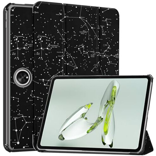 Proelite Cover For Oneplus Pad Go 11.35 Inch Cover, Trifold Flip Case Cover For Oneplus Pad Go 11.35 Inch 2023, Support Auto Sleep Wake, Constellation