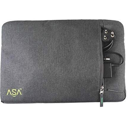 Asa Global Solution Fabric 16 Inches For Gaming Laptop Sleeve With Shock And Water Resistance, Design, Main Utility Pocket