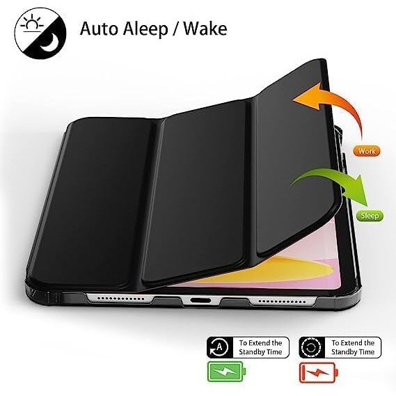 Proelite Cover For Oneplus Pad Go 11.35 Inch Case Cover, Transparent Flip Case Cover For Oneplus Pad Go 11.35 Inch 2023 With Stylus, Support Auto Sleep Wake, Lavender