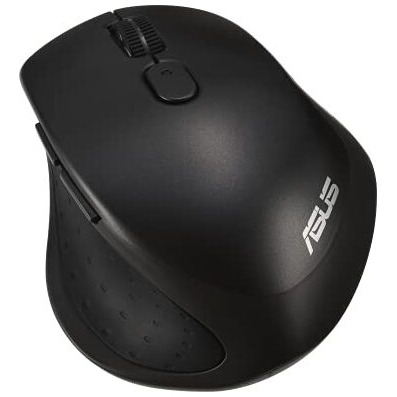 Asus Mw203 Multi-Device Wireless Silent Mouse, 2.4Ghz With Usb Nano Receiver, 2400 Dpi Optical Tracking, 6 Buttons, Compatible With Pc/Laptop - Black (Mw203 (Black))