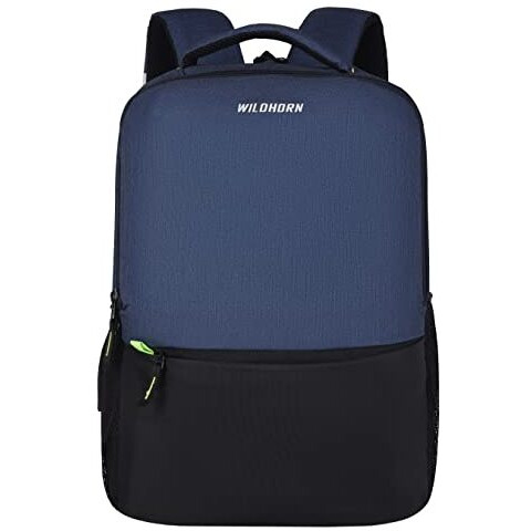 Wildhorn 31L Standard 3 Compartment Backpack For Men/Women I Waterproof I Fits Upto 15.6" Laptop I Travel/Business/College Bookbags Multicolored