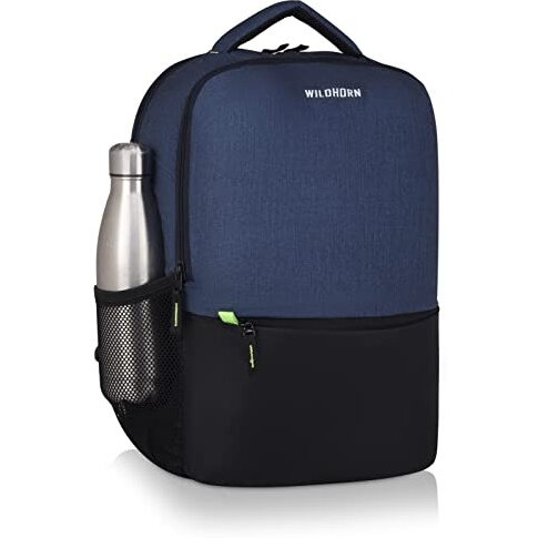 Wildhorn 31L Standard 3 Compartment Backpack For Men/Women I Waterproof I Fits Upto 15.6" Laptop I Travel/Business/College Bookbags Multicolored