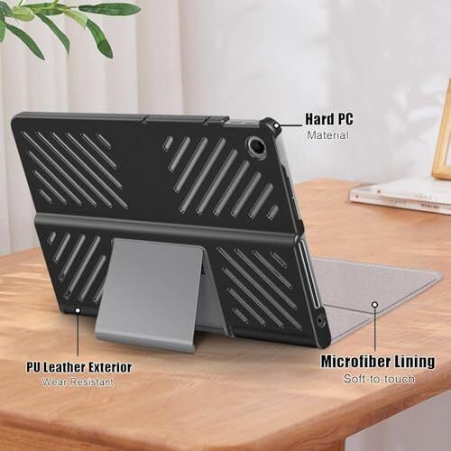 Proelite Cover For Lenovo Tab Plus 11.5 Inch Case Cover, Smart Pu Leather Flip Case Cover For Lenovo Tab Plus 11.5 Inch, Black