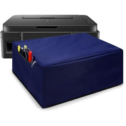 Alifiya Dust Proof Washable Printer Cover For Canon Pixma G3010 / G3000 / G3020 / G2020 All-In-One Wireless Ink Tank Colour Printer - Blue