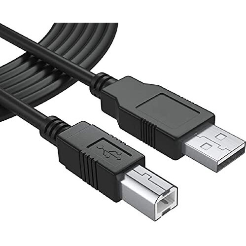 Fedus 3 Meter Usb Printer Cable, Usb A To Male To Usb B 2.0 Cable Cord Compatible With Printers, Scanner For Brother Dell, Hp, Epson, Canon, Xerox, Samsung, Epson-9.84 Feet