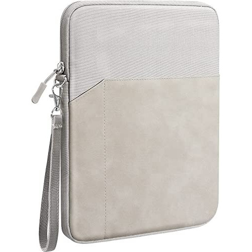 Proelite Tablet Sleeve Case Cover For Upto 11.5 Inch For Ipad 10.2/Air 10.9/Pro 11/ Samsung/Lenovo/Galaxy Tab A9 Plus/S8/S9/Realme Pad/Honor Pad X9/Xiaomi Mi Pad 7/Redmi Pad/Oneplus Pad, Light Grey