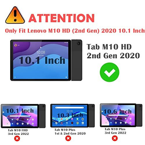 Proelite Deer Flip Case Cover For Lenovo Tab M10 Hd 2Nd Gen Tb-X306X / Smart Tab M10 Hd 2Nd Gen Tb-X306F, Wine Red