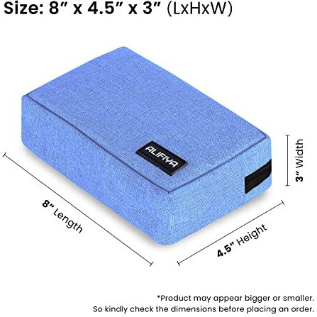 Alifiya Polyester Gadget Charger Pouch/Travel Organizer Pouch For Cables/Hard Disk/Charger (Blue - Pack Of 2)
