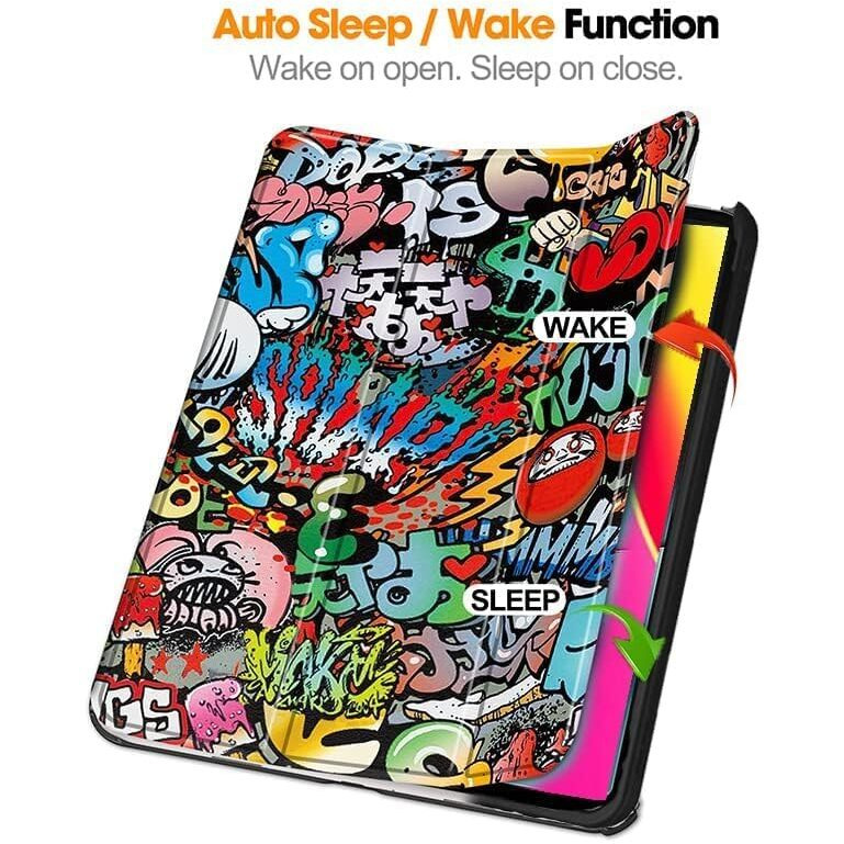 Proelite Case For Ipad Air 11 Inch M3/M2 2025/2024, Air 5Th Gen 2022/Ipad Air 4Th Gen 2020 10.9 Inch, Slim Hard Pc Translucent Back Shell Smart Cover Fit Ipad Air 11 M3/M2 & Air 10.9 Case, Hippy