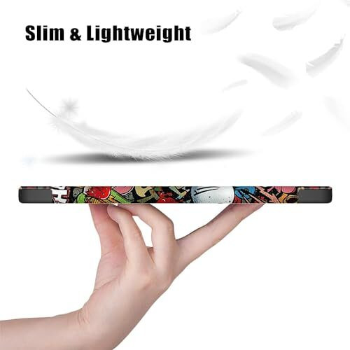 Proelite Case For Ipad Air 11 Inch M3/M2 2025/2024, Air 5Th Gen 2022/Ipad Air 4Th Gen 2020 10.9 Inch, Slim Hard Pc Translucent Back Shell Smart Cover Fit Ipad Air 11 M3/M2 & Air 10.9 Case, Hippy