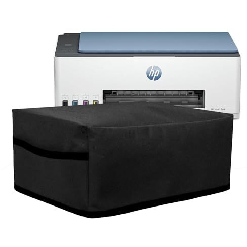Cranique Fabric Dust Proof Printer Cover For Hp Smart Tank All-In-One 580 / 581 / 585 (Black)