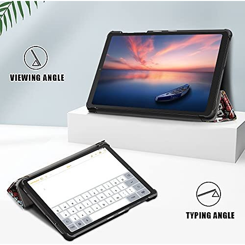 Proelite Smart Trifold Flip Case Cover For Samsung Galaxy Tab A7 Lite 8.7" Sm-T220/225, Hippy