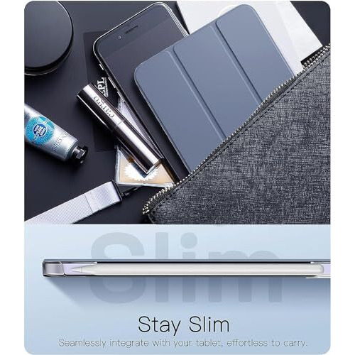 Proelite Case Cover For Redmi Pad Se 11 Inch Cover, Smart Flip Case Cover For Redmi Pad Se 11 Inch Translucent Back With Stylus Pen [Auto Sleep Wake Feature], Lavender