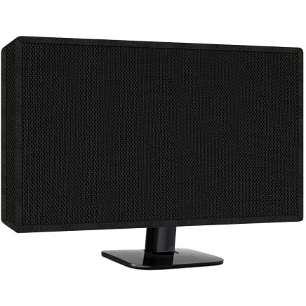Inf Dust Proof Water Proof Washable Lcd/Led Monitor Cover For Dell 24 Inch (Black), Nylon