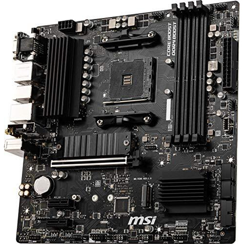 Msi B550M Pro-Vdh Wifi Ddr4, M.2, Usb 3.2 Gen 1, Front Type-C, Wi-Fi, Hdmi, Micro Atx Gaming Motherboard Amd Ryzen 5000 Series Desktop Processors