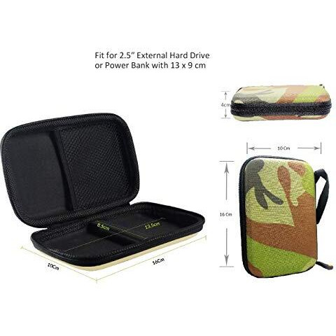 Alexvyan New Shock Proof External Hard Disk Case Protector For Seagate Wd Transcend Lenovo Sony Sandisk Samsung External Drive(1Tb 1 Tb 2Tb 2 Tb 3Tb 3 Tb) Cover Hdd Casing Bag Pouch Sleeve Enclosure