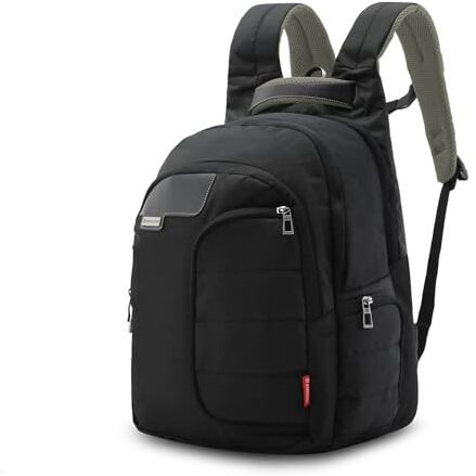 Harissons Vervo 40L Waterproof Laptop Backpack For Men & Women | Fits 15.6" Laptop With Sternum Strap, Quick Access Pocket, Detachable Key Holder, Organized Compartments & Raincover (Black)
