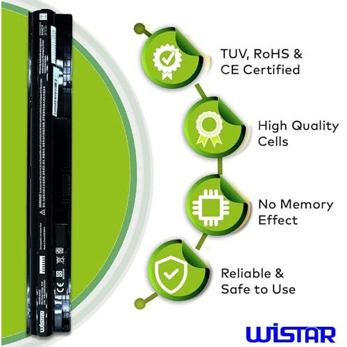 Wistar Type M5Y1K Battery For Dell Inspiron 15 5000 3000 Series 5566 5555 5558 5559 5758 3567 3551 3552 3558 14 3451 3452 3458 5458 17 5755 5758 5759 Gxvj3 Hd4J0 Wkrj2 Vn3N0 P51F P47F P63F P64G