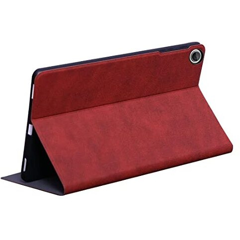 Proelite Smart Deer Flip Case Cover For Samsung Galaxy Tab A8 10.5 Inch (Sm-X200/ Sm-X205/ Sm-X207), Wine Red