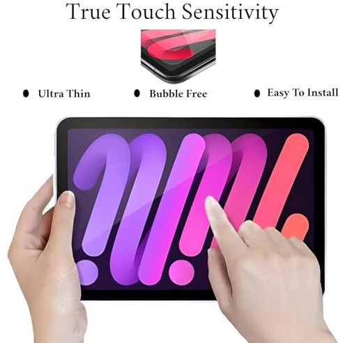 Spcore Tempered Glass For Ipad Mini 7/A17 Pro, Ipad Mini 7/6Th Generation(2024/2021) 8.3 Inch, Screen Protector Guard For Ipad Mini 7/A17 Pro, Ipad Mini 7/6Th Generation(2024/2021) 8.3 Inch