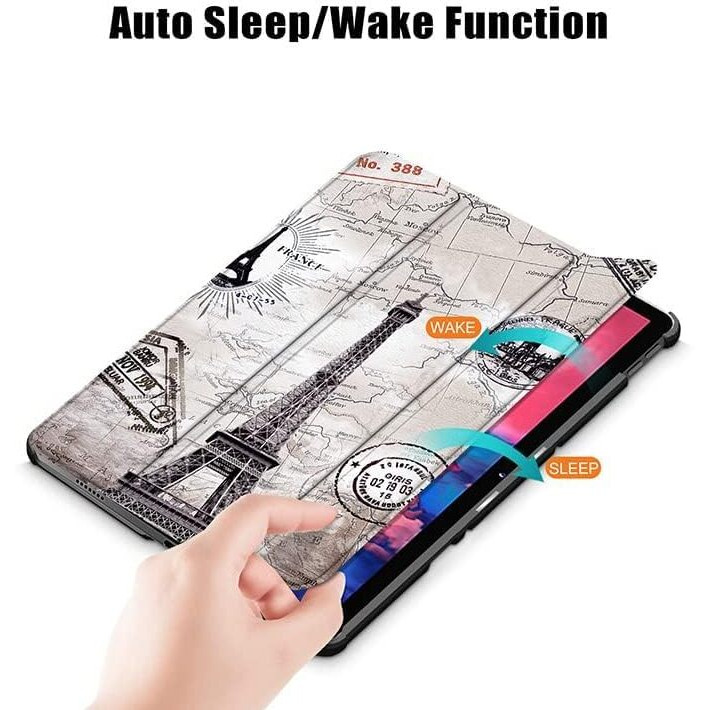Proelite Cover For Lenovo Tab M11 11 Inch Case Cover, Trifold Flip Case Cover For Lenovo Tab M11 11 Inch, Eiffel