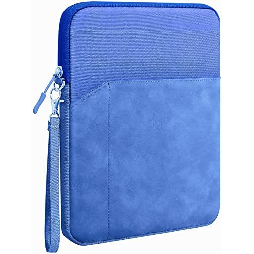 Proelite Polyester Tablet Sleeve Case Cover 12" To 13" For Apple Ipad Air 13/Pro 13/Pro 12.9 Samsung Galaxy Tab S7/S8/S9 Plus/S7/S9 Fe Plus 12.4", Lenovo Tab P12, Microsoft Surface Pro, Blue