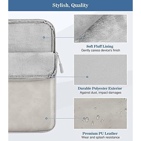 Proelite Polyester Tablet Sleeve Case Cover 12" To 13" For Apple Ipad Air 13/Pro 13/Pro 12.9 Samsung Galaxy Tab S7/S8/S9 Plus/S7/S9 Fe Plus 12.4", Lenovo Tab P12, Microsoft Surface Pro, Blue