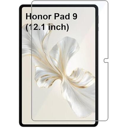 Youth Mobi Premium Tempered Glass Screen Protector For Honor Pad 9 12.1 Inch Smartphone (2024)(Transparent) [Anti-Scratch] & [9H Surface Hardness]-Pack Of 1