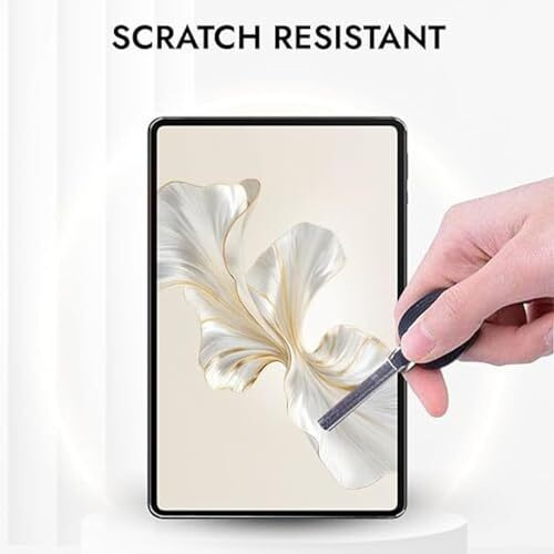 Youth Mobi Premium Tempered Glass Screen Protector For Honor Pad 9 12.1 Inch Smartphone (2024)(Transparent) [Anti-Scratch] & [9H Surface Hardness]-Pack Of 1