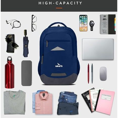 Lunar's Bingo - 48 L Laptop Bag | School Bag For Boys | Laptop Bag 15.6 Inch | Water Resistant Laptop Backpack | College Bag | Office Backpack For Men | Travel Backpack With 1 Year Warranty