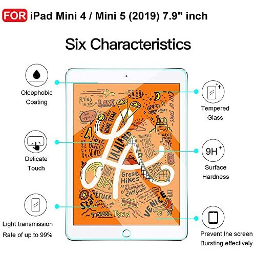 Cedo Ipad Mini 4 / Mini 5 (7.9 Inch) Tempered Glass | Screen Protector Clear Tempered Glass For Ipad Mini 4Th (2015) / Mini 5Th (2019) (7.9 Inch)
