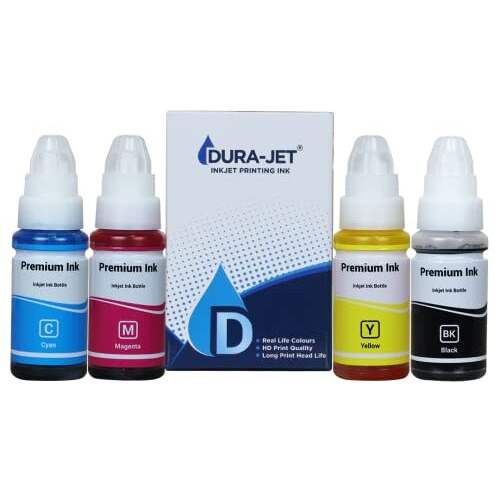 Dura-Jet 790 Compatible Refill Ink For Canon G2010, G2000, G1010, G1000, Gm2070, G3010, G3000, G4010, G4000 Ink Tank Printer - Compatible Ink Bottle For Canon 790 Ink Code (70Gm X C/M/Y/K) Bottles - 502867
