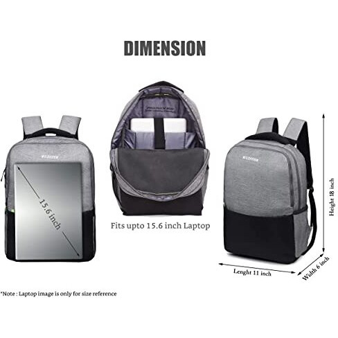 Wildhorn 31L Laptop Backpack For Men/Women I Fits Upto 15.6" Laptop I Waterproof I Travel/Business/College Bookbags