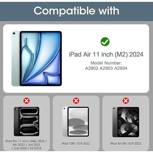 Spcore Premium Tempered Glass Screen Protector For Ipad Air 11 Inch M2 2024 / Ipad Air 11 Inch M3 2025 [Anti-Scratch] & [9H Surface Hardness] - Pack Of 1